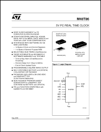 datasheet for M48T86PC1 by SGS-Thomson Microelectronics
