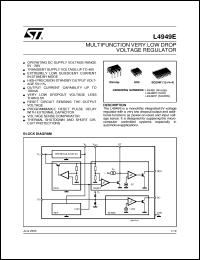 datasheet for L4949E by SGS-Thomson Microelectronics