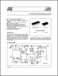 datasheet for L4963D by SGS-Thomson Microelectronics