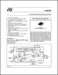 datasheet for L4970A by SGS-Thomson Microelectronics