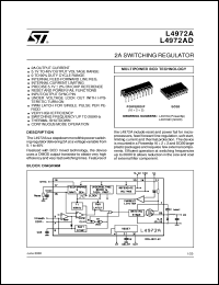 datasheet for L4972A by SGS-Thomson Microelectronics