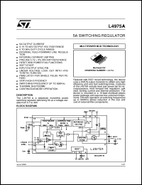 datasheet for L4975A by SGS-Thomson Microelectronics