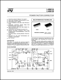 datasheet for L4981AD by SGS-Thomson Microelectronics