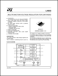 datasheet for L4953 by SGS-Thomson Microelectronics