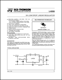 datasheet for L4956 by SGS-Thomson Microelectronics