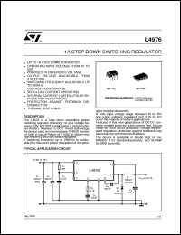datasheet for L4976D by SGS-Thomson Microelectronics