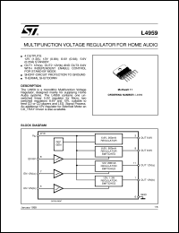 datasheet for L4959 by SGS-Thomson Microelectronics