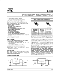 datasheet for L4955 by SGS-Thomson Microelectronics