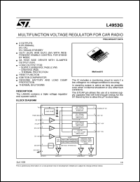 datasheet for L4953G by SGS-Thomson Microelectronics