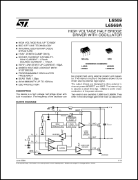 datasheet for L6569AD by SGS-Thomson Microelectronics