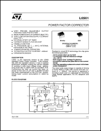 datasheet for L6561 by SGS-Thomson Microelectronics