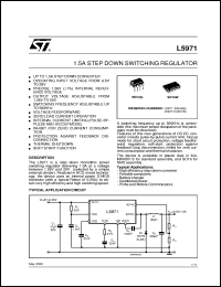 datasheet for L5971 by SGS-Thomson Microelectronics