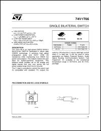 datasheet for 74V1T66 by SGS-Thomson Microelectronics