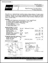 datasheet for L5431 by SANYO Electric Co., Ltd.