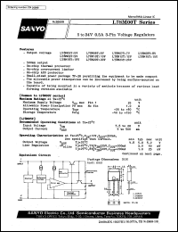 datasheet for L78M05T by SANYO Electric Co., Ltd.