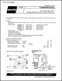 datasheet for L78MR05 by SANYO Electric Co., Ltd.