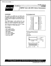 datasheet for LA1826 by SANYO Electric Co., Ltd.