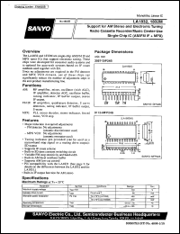 datasheet for LA1832 by SANYO Electric Co., Ltd.