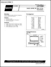 datasheet for LA7155M by SANYO Electric Co., Ltd.