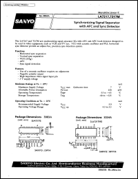 datasheet for LA7217M by SANYO Electric Co., Ltd.