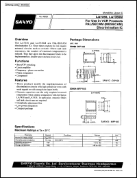 datasheet for LA7356 by SANYO Electric Co., Ltd.