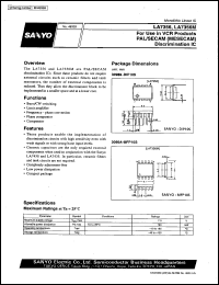 datasheet for LA7356M by SANYO Electric Co., Ltd.