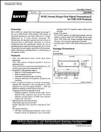 datasheet for LA7425 by SANYO Electric Co., Ltd.