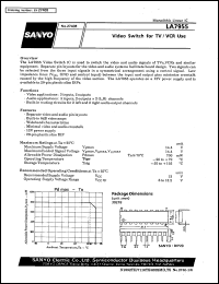 datasheet for LA7955 by SANYO Electric Co., Ltd.