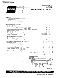 datasheet for LA7956 by SANYO Electric Co., Ltd.