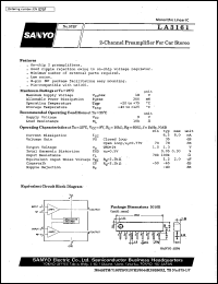 datasheet for LA3161 by SANYO Electric Co., Ltd.