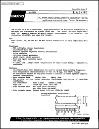 datasheet for LA3450 by SANYO Electric Co., Ltd.