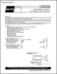 datasheet for LA3550M by SANYO Electric Co., Ltd.