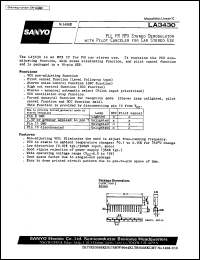 datasheet for LA3430 by SANYO Electric Co., Ltd.