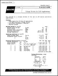 datasheet for LA5310M by SANYO Electric Co., Ltd.