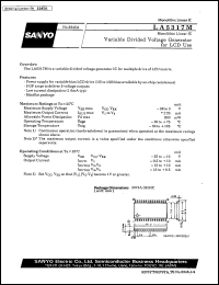 datasheet for LA5317M by SANYO Electric Co., Ltd.