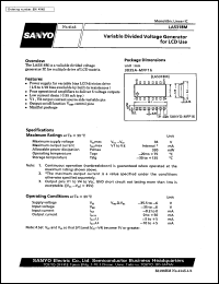 datasheet for LA5318M by SANYO Electric Co., Ltd.