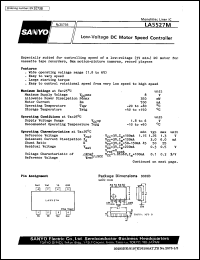 datasheet for LA5527M by SANYO Electric Co., Ltd.