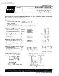 datasheet for LA5528N by SANYO Electric Co., Ltd.