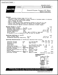 datasheet for LA5586 by SANYO Electric Co., Ltd.