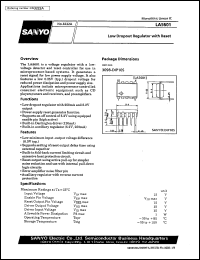 datasheet for LA5601 by SANYO Electric Co., Ltd.