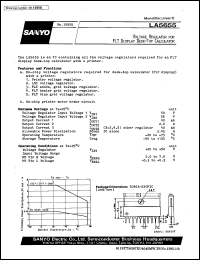 datasheet for LA5655 by SANYO Electric Co., Ltd.