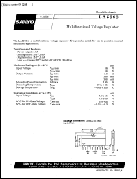 datasheet for LA5668 by SANYO Electric Co., Ltd.