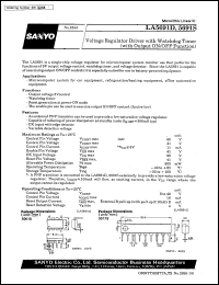 datasheet for LA5691D by SANYO Electric Co., Ltd.