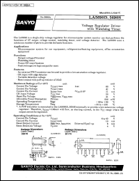 datasheet for LA5690D by SANYO Electric Co., Ltd.