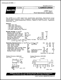 datasheet for LA6082D by SANYO Electric Co., Ltd.