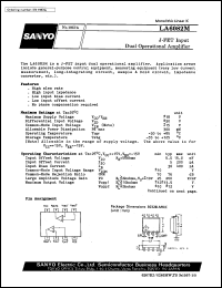 datasheet for LA6082M by SANYO Electric Co., Ltd.