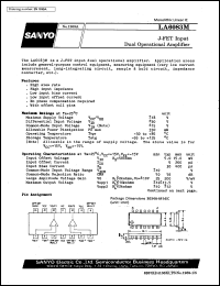 datasheet for LA6083M by SANYO Electric Co., Ltd.