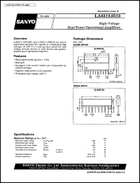 datasheet for LA6512 by SANYO Electric Co., Ltd.