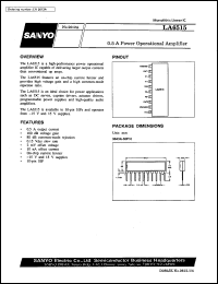 datasheet for LA6515 by SANYO Electric Co., Ltd.