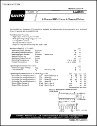 datasheet for LA6533 by SANYO Electric Co., Ltd.